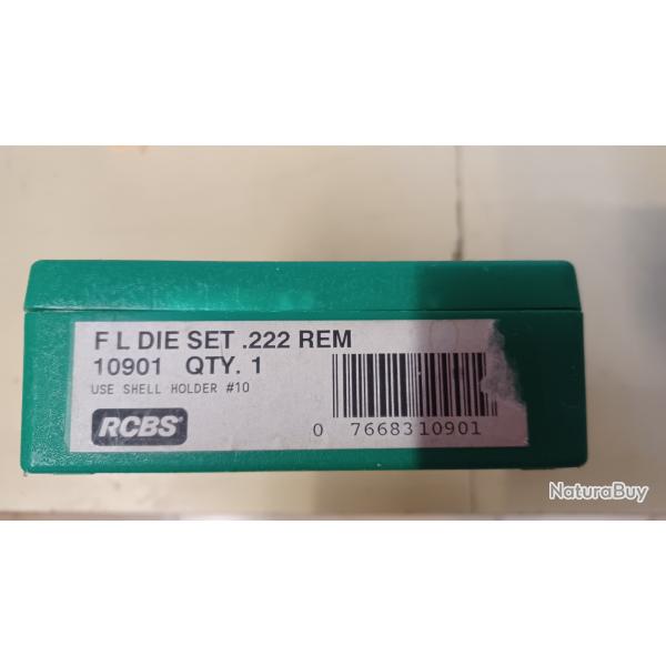 Outil de rechargement RCBS cal 222 Remington