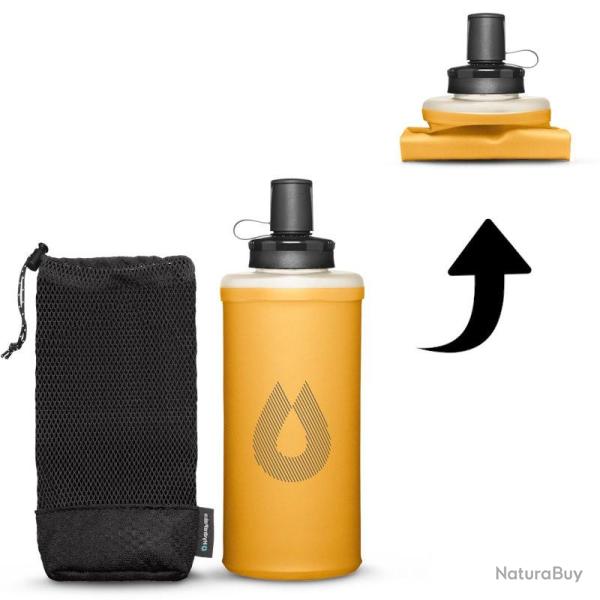 Gourde souple Hydrapak PackFlask 500 ml jaune