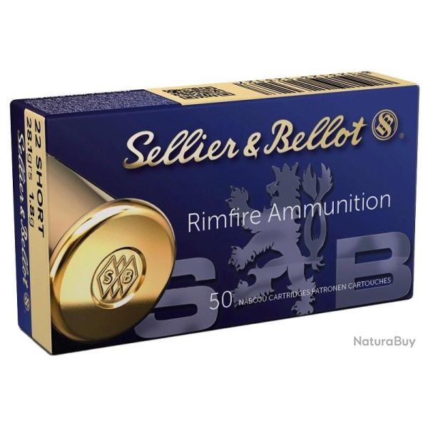 BOITE DE 50 CARTOUCHES SELLIER&BELLOT CAL.22SHORT 28GR