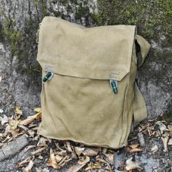 Musette r&eacute;tro en toile - Sac bandouli&egrave;re vintage KOZAK