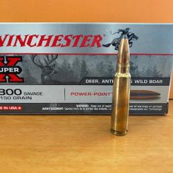180 munitions calibre 300 savage winchester power point 150 grains
