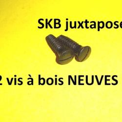 2 vis a bois NEUVES de fusil SKB juxtapos&eacute; - VENDU PAR JEPERCUTE (D22E11541)