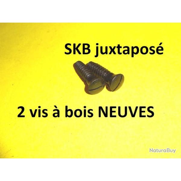 2 vis a bois NEUVES de fusil SKB juxtapos� - VENDU PAR JEPERCUTE (D22E11541)
