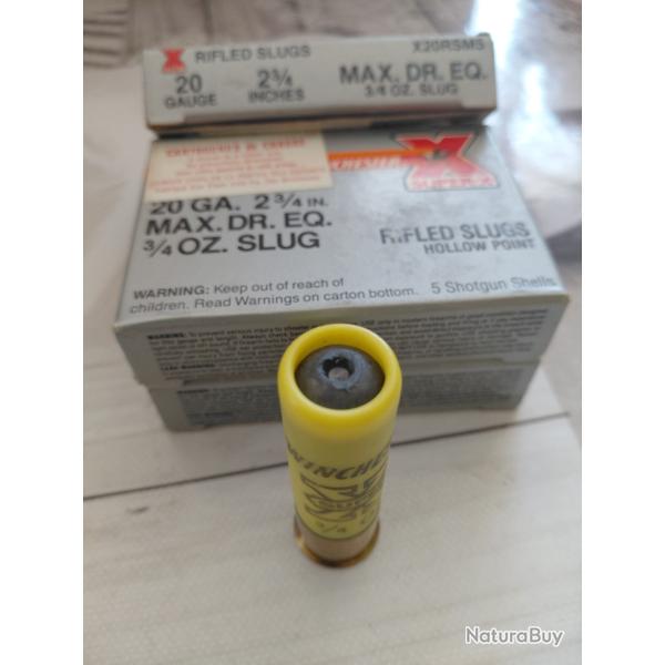 Balles winchester Rifled Slugs