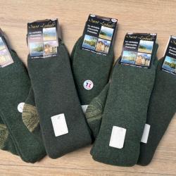 lot de 5 magnifique chaussettes verte a vendre aux ench&egrave;res d&eacute;stockage chasse ench&egrave;re 500