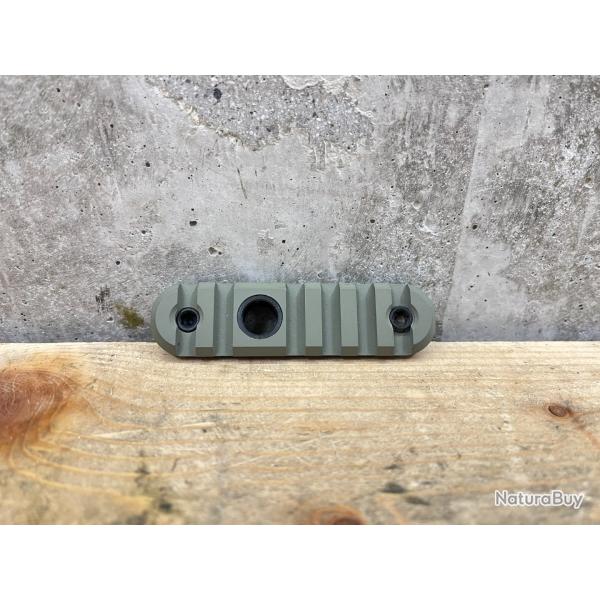 Rail Picatinny Accuracy international Flush cup - 80 mm - OD Green