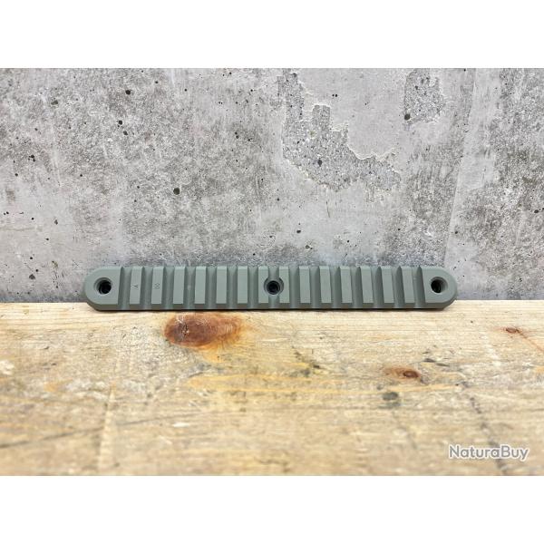 Rail Picatiny Accuracy international - 180 mm - Pente 20 Moa - OD Green