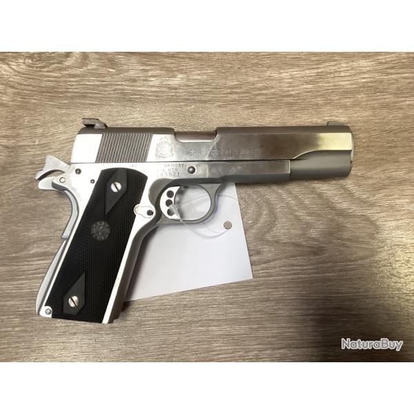 Springfield armory modele 1911 A1 inox calibre 45 ACP