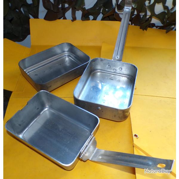 GAMELLE POUR LE REPAS DE  L'ARMEE FRANCAISE DE FABRICATION FRANCAISE EN ALUMINIUM PUR ,UTILISEE PERI