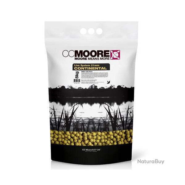 Bouillettes CC Moore Live System Continental 21mm 5kg