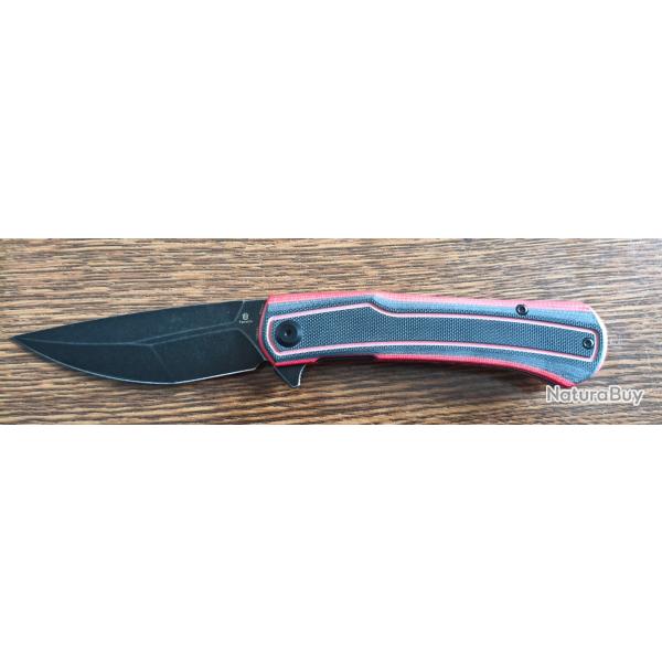 Couteau pliant EDC Tenable Kratos G10 Black/Red