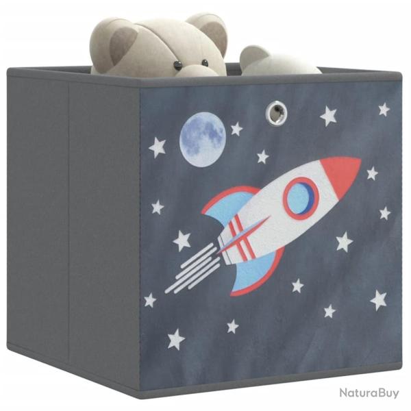 Bo�tes de rangement pliables 10 pcs 32x32x32 cm tissu intiss�