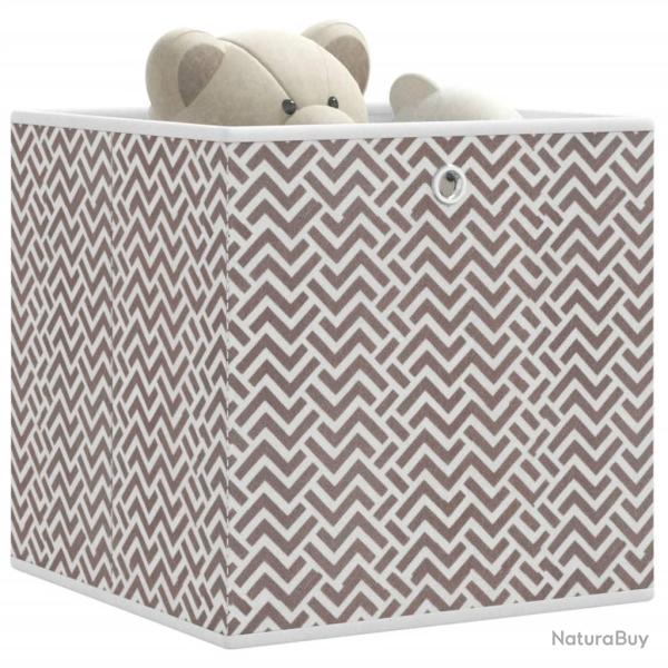 Bo�tes de rangement pliables 10 pcs 32x32x32 cm tissu intiss�