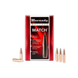 Ogives HORNADY 22 cal 52gr BTHP MATCH x100