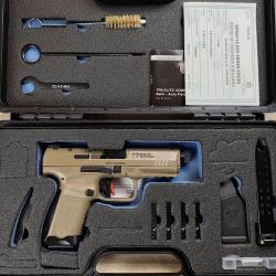 Pistolet CANIK TP9 Elite Combat TAN - Cal. 9x19 - Mallette d'origine avec accessoires (Occasion)