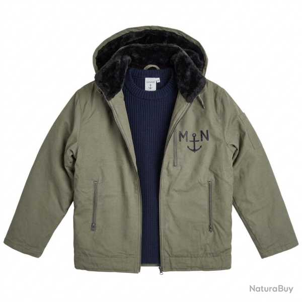 Blouson de quart Marine nationale H�ritage kaki - veste homme - 2XL