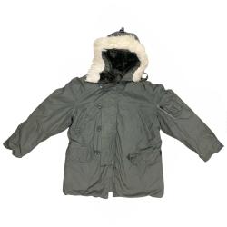 Parka N3B US Army grand froid extr&ecirc;me authentique