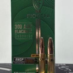 Munitions FIOCCHI cal.300 aac blackout subsonique rncp 200gr par 50