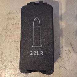 boite &agrave; munitions pouvant contenir 105 cartouches de 22 LR