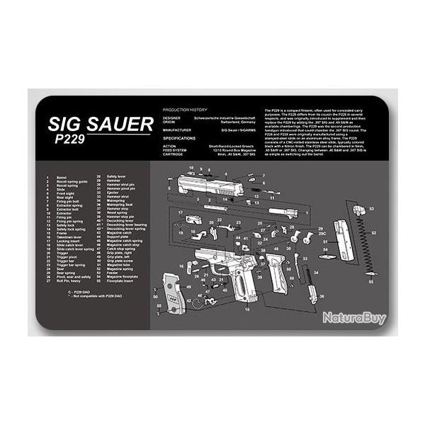 Tapis de nettoyage SIG SAUER P229 (1)