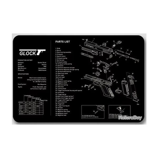 Tapis de nettoyage Glock 17 (1)