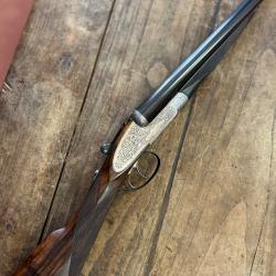 Fusil juxtapos&eacute; &agrave; platines Holland & Holland mod&egrave;le royal, calibre 12/65, canon de 76 cm.