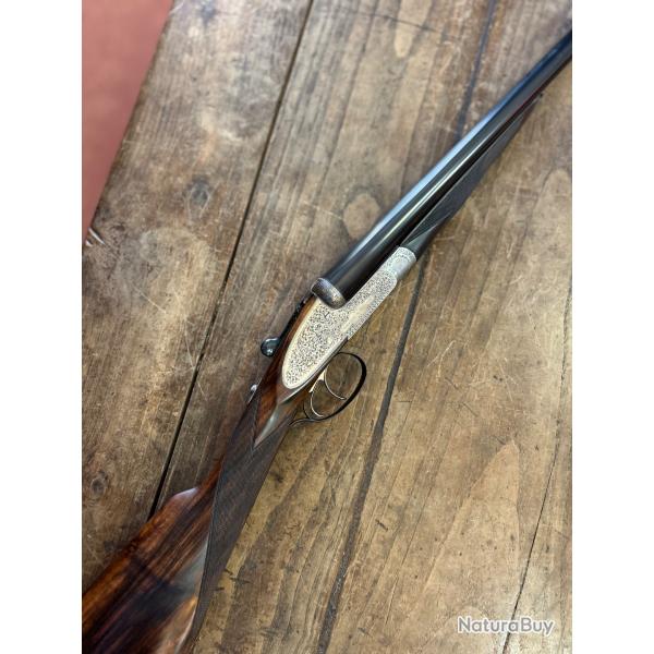 Fusil juxtapos� � platines Holland & Holland mod�le royal, calibre 12/65, canon de 76 cm.