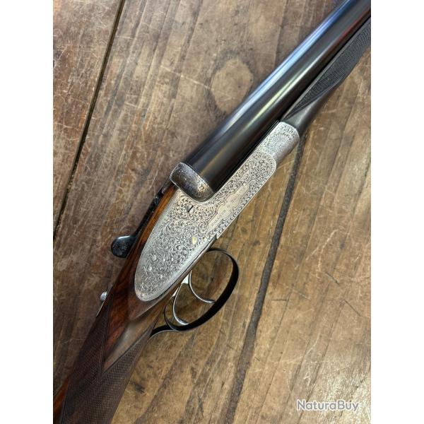 Fusil juxtapos� � platines Holland & Holland mod�le Royal, calibre 12/65, canon de 76 cm.