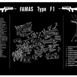 Tapis de nettoyage FAMAS type F1 (1)