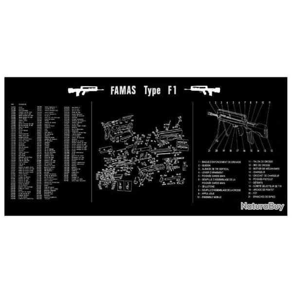 Tapis de nettoyage FAMAS type F1 (1)