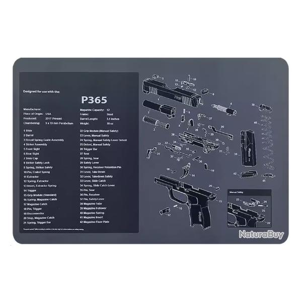 Tapis de nettoyage SIG SAUER P365