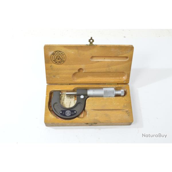 Palmer microm�tre 0-20mm ROCH PARIS. Outillage m�canique armurier tourneur fraiseur usine