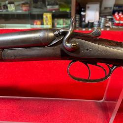FUSIL A CHIENS  BRUN LATRIGE : CAL 16/65, PERCUSSION CENTRALE, PLATINES, CAT&Eacute;GORIE D, VENTE LIBRE
