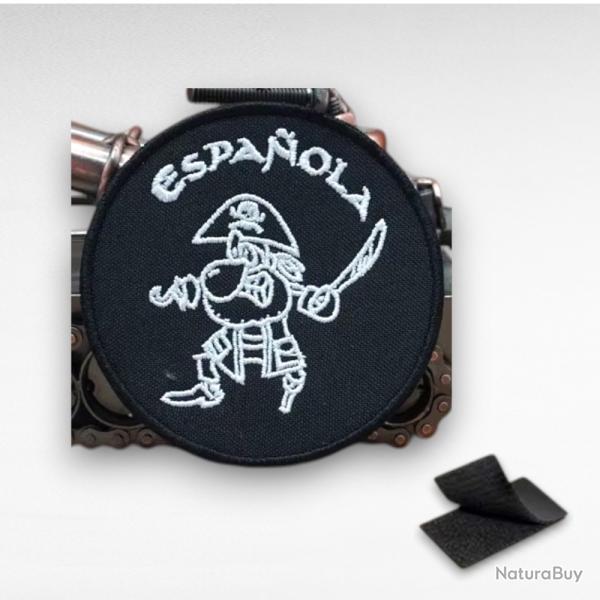 �cusson Russe Espa�ola Pirate Patch Brod� Tactique 8x8cm Scratch Militaire Neuf