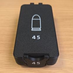 Bo&icirc;te de stockage de munitions .45 ACP - 50 cartouches - empilable