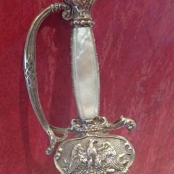 &Eacute;p&eacute;e officier des poudres et salp&ecirc;tre Second empire NAPOL&Eacute;ON lll