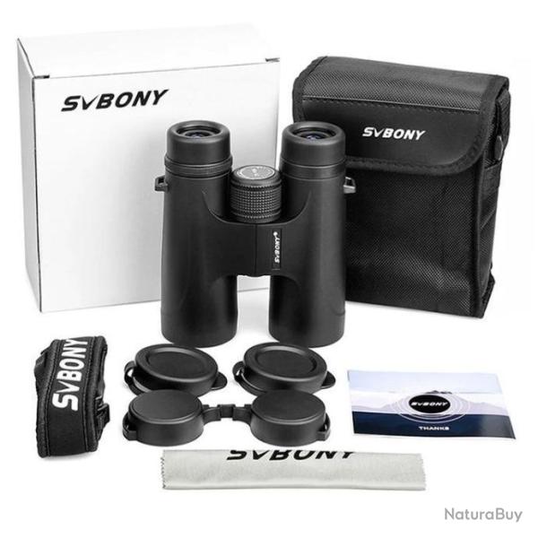 Jumelles SV40 10X42 HD Pro Puissantes *Ench�re* Longue Port�e Svbony