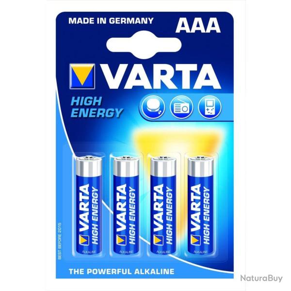 PILE AAA/LR03 LONGLIFE POWER X 4 - VARTA