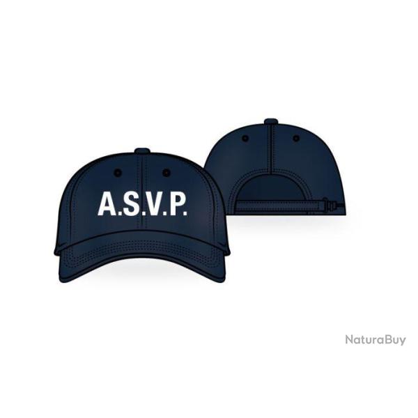DESTOCKAGE - Casquette souple baseball A.S.V.P. (sans logo) taille3