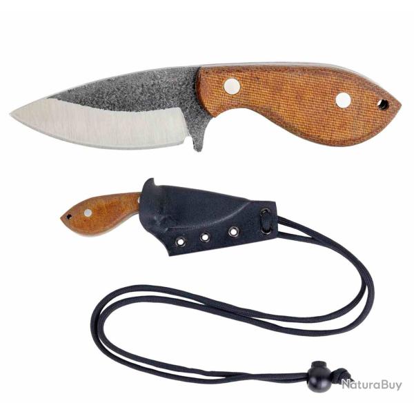 Couteau Condor Sapito Lame Acier 14C28N Manche Micarta Housse Kydex Salvador CTK82923SK