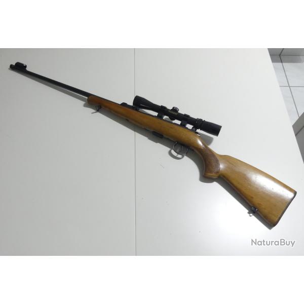 CARABINE BRNO CZ de 1984 CAL 22LR + LUNETTE