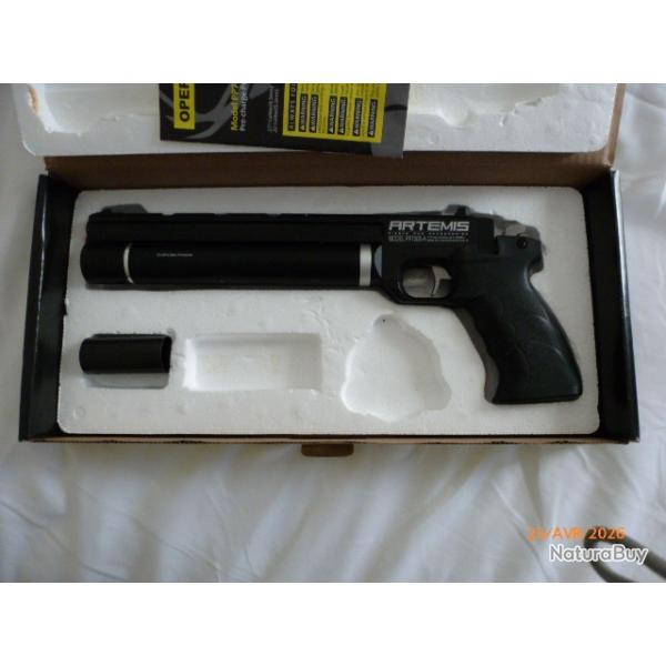 Pistolet PCP ARTEMIS PP700S-A - calibre 4.5 mm (.177) - excellent �tat Tire une fois