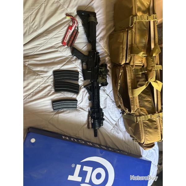 Replique colt M4A1 longue full m�tal  Keymod modifi�