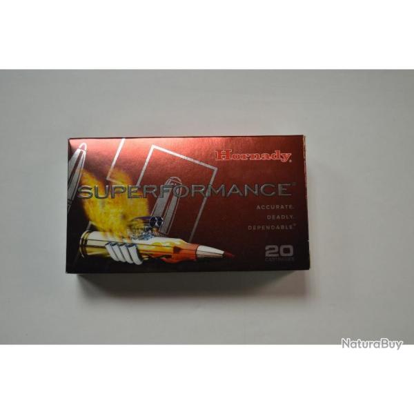 1 BOITE DE 20 MUNITIONS HORNADY CALIBRE 308 WIN SST SURPERFORMANCE  165 GR/10.7G  NEUVE
