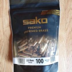 Sako douilles .222 pack 100pcs