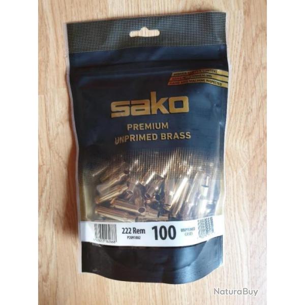 Sako douilles .222 pack 100pcs