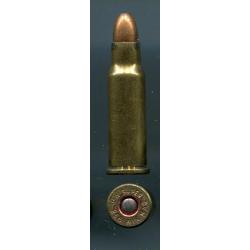 .256 Winchester Magnum - balle cuivre pointe creuse - marquage : WW SUPER 256 WIN MAG