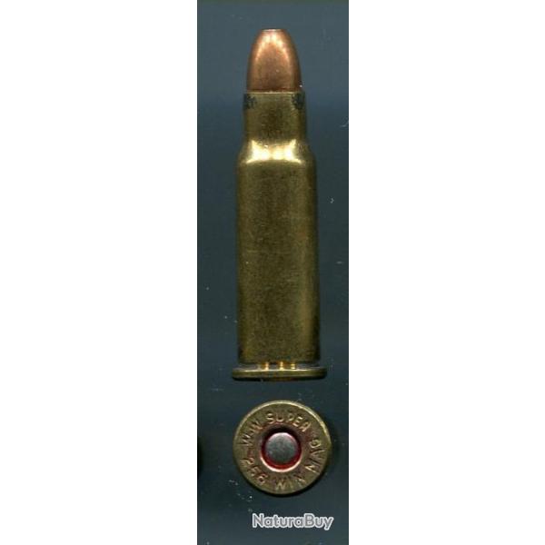 .256 Winchester Magnum - balle cuivre pointe creuse - marquage : WW SUPER 256 WIN MAG