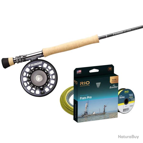 Pack premium SAGE R8 Salt 9' soie 8 + SAGE Enforcer