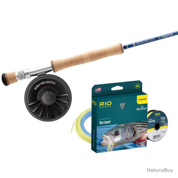 Pack premium REDINGTON Predator salt 9' soie 9 + REDINGTON Behemoth